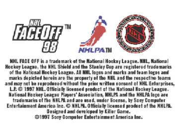 NHL FaceOff 98 (US) screen shot title